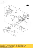 6910006G00999, Suzuki, pinza de montaje, re suzuki dl dl v-strom 650 1000 2002 2003 2004 2005 2006 2007 2008 2009 2010 2011, Nuevo