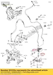 Here you can order the collar,6. 5x10x14. 6 from Kawasaki, with part number 921520965: