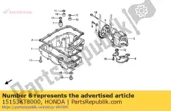 Here you can order the strainer comp., oil from Honda, with part number 15153KT8000: