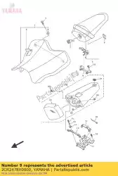 Qui puoi ordinare staffa, blocco sella da Yamaha , con numero parte 2CR2478X0000: