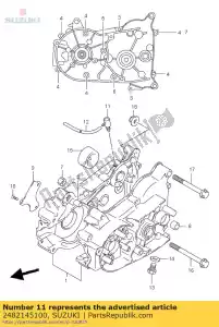 suzuki 2482145100 bouchon, reniflard - La partie au fond