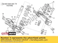 AP9100028, Piaggio Group, Sluitring 26,5x36x1 aprilia  mxv rxv rxv sxv sxv 450 550 2006 2008 2009 2010 2011, Nieuw