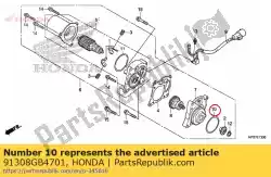 Aquí puede pedir oring a de Honda , con el número de pieza 91308GB4701: