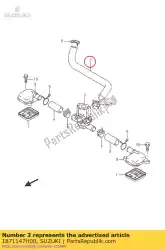 Aquí puede pedir manguera, segundo aire cl de Suzuki , con el número de pieza 1871147H00: