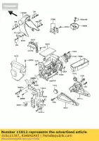 110121397, Kawasaki, tampa, eixo do braço oscilante z550-g2 kawasaki gt 550 750 1986 1987 1988 1989 1991 1992 1993 1994, Novo