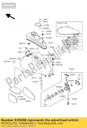 Qui puoi ordinare ring-o en500-a6 da Kawasaki , con numero parte 920551552: