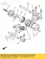 905082649300, Yamaha, mola, torção (5h0) yamaha sr 125, Novo