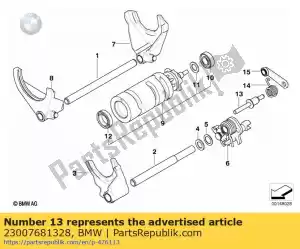 bmw 23007681328 pin - 17x71,9 - Bottom side