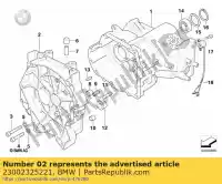 23002325221, BMW, housing cover, black, clean bearing (from 04/1996) bmw  850 1100 1992 1993 1994 1995 1996 1997 1998 1999 2000 2001 2002, New