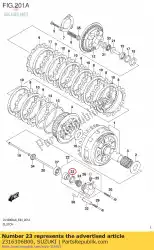 Tutaj możesz zamówić kubek, cl, cylinder od Suzuki , z numerem części 2316306B00: