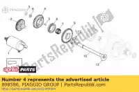 898586, Piaggio Group, voor rh sticker driehoek aprilia  rsv rsv4 1000 2011 2012 2013, Nieuw