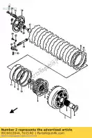 0916022044, Suzuki, arruela de pressão suzuki rg gamma rgc 500, Novo