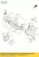 92045S046, Kawasaki, Bearing-ball ksf400-a1 kawasaki kfx 400 2004, New