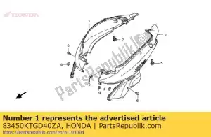 Honda 83450KTGD40ZA set di copertine, r. body (wl) * - Il fondo