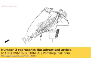 Honda 61150KTW610ZB set parafanghi, fr. (wl) * tip - Il fondo