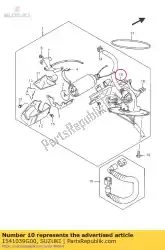 Here you can order the plate assy from Suzuki, with part number 1541039G00: