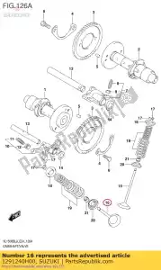 Suzuki 1291240H00 válvula, escape - Lado inferior