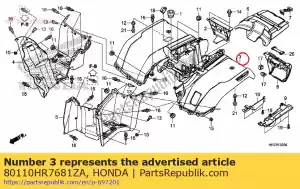 honda 80110HR7681ZA ustaw ilustracj? tylnego b?otnika - Dół