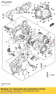 Suzuki 2174710G00 o ring, pr pulle - Il fondo