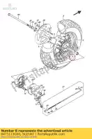 6473113G00, Suzuki, espaciador, buje trasero suzuki rv 125 200 2003 2004 2005 2006 2007 2008 2009 2010 2015 2016, Nuevo