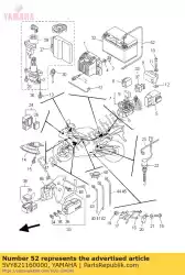 Aquí puede pedir alambre, menos plomo de Yamaha , con el número de pieza 5VY821160000: