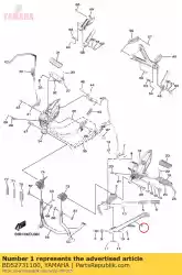 Here you can order the stand, side from Yamaha, with part number BD52731100: