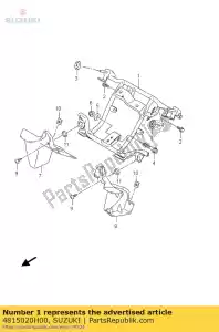 suzuki 4815020H00 klamra komp, noga - Dół