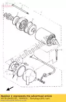 4H7818400100, Yamaha, borstelhouder assy yamaha sr xj yfm 250 350 900 1986 1987 1989 1990 1991 1992 1995 1996 1997 1998 2000 2001 2002, Nieuw