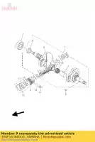 3S0E16360000, Yamaha, zuiger (0,50 mm o / s) 3p91 (kt) yamaha  tt r 110 2008 2009 2010 2011 2012 2013 2014 2015 2016 2017 2018 2019 2021, Nieuw