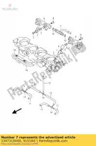 suzuki 1347315H00 articulação - Lado inferior