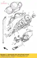 4FM835701000, Yamaha, conjunto do velocímetro yamaha yzf fzr xv yzfr yzfsp fzrr virago 750 1000 600 535, Novo