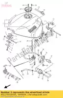 992270018000, Yamaha, embleem, yamaha (4sv) yamaha yzf yzfr thunderace 1000, Nieuw