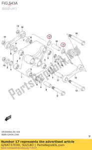 suzuki 6264737E00 arandelas de empuje - Lado inferior