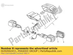 Here you can order the nut from Piaggio Group, with part number GU92602411: