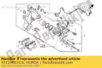 43150MEJ016, Honda, pinza subconjunto, honda cb super four a  sa cb1300 1300 , Nuevo