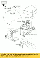 560701188, Kawasaki, label-warning ej650-a1 kawasaki w 650 1999 2001 2002 2003 2004 2005 2006, New