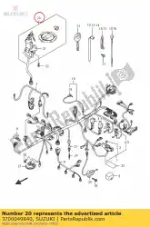 slot set van Suzuki, met onderdeel nummer 3700049840, bestel je hier online: