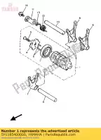 5Y1185400000, Yamaha, shift cam assy yamaha srx xt tt xtz tenere ttw xte xtk 600, New