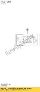 Suzuki 1140140890 gasket set - Bottom side