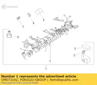 CM073102, Piaggio Group, Faisceau de câbles derbi gilera piaggio beverly boulevard easy fly free hexagon hexagon gt hexagon gtx hexagon lx lbmc25e0, lbmc25e1 liberty medley nrg nrg mc ntt rp8m25310, rp8m25300, rp8m25411 rp8m89130, rp8ma4110, rp8ma4111 rp8m89200, rp8ma430 rp8ma0120, rp8ma0131 rp8ma0, Nouveau