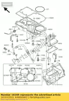 161651053, Kawasaki, afscheider, olie kawasaki gtr  a zrx s zzr d gpz e zx10 tomcat b r zl eliminator c f ninja rx zx1000 1000gtr gpz1000rx zl1000 zx 10 zz r1100 gpz1100 1100 1000 abs zrx1100 zrx1200 zrx1200r zrx1200s zxr1200s 1200 , Nieuw