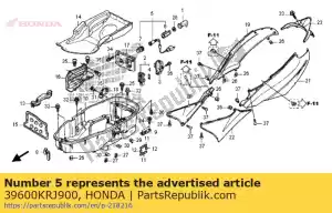 Honda 39600KRJ900 zócalo, acceso - Lado inferior