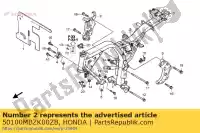 50100MBZK00ZB, Honda, carrosserie, cadre * nh1 * (nh1 noir) honda cb 600 2003 2004, Nouveau