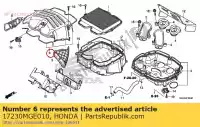 17230MGE010, Honda, coperchio, filtro dell'aria honda  vfr 1200 2012 2013 2017, Nuovo