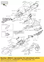 36041512953X, Kawasaki, capa-cauda, ??m.c.s.black zx1000n kawasaki h2 h2r 1000 2016, Novo