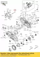 130CA12150, Kawasaki, 01 à bride boulonnée,12x150 kawasaki  820 1000 2017 2018 2019 2020 2021, Nouveau