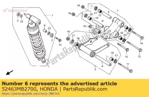 Honda 52463MB2700 collare, biella lo - Il fondo