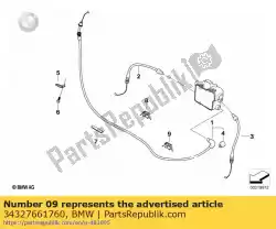 Tutaj możesz zamówić wspornik przewodu hamulcowego od BMW , z numerem części 34327661760: