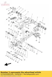 yamaha 933069080300 llevando - Lado inferior