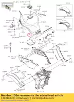 130BB0670, Kawasaki, bullone-flangia, 6x70 comune kawasaki  klz vn z zx 600 636 1000 2000 2004 2005 2006 2007 2008 2009 2010 2011 2012 2013 2014 2015 2016 2017 2018 2019 2020 2021, Nuovo